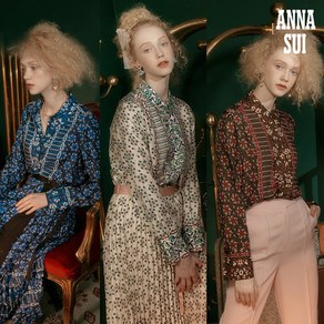 [안나수이] (ANNA SUI) 판타지아 실크 블랜딩 셔츠 블라우스 1종