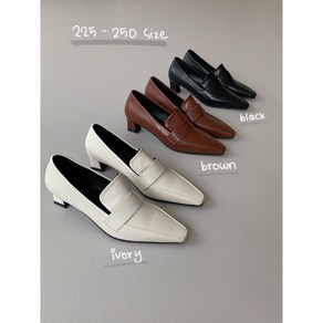 [4cm/225~] 스틸레토 키튼힐 로퍼