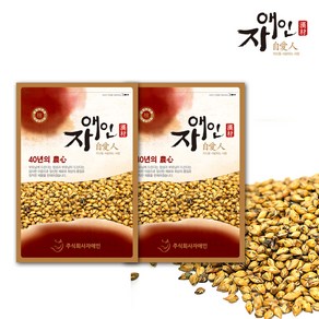 자애인 국산 보리차 1kg (500gX2개) 개별포장 볶은보리차 볶은보리 국산 100%, 500g, 1세트, 2개입