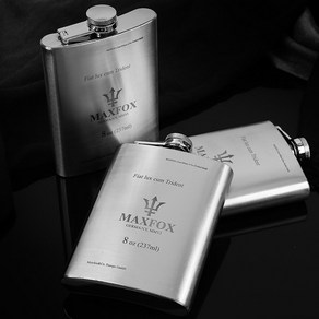 Maxfox 막스폭스 Hip flask_Cest edition 8oz 프리미엄 힙플라스크 8온스, 1개