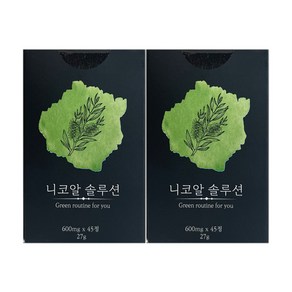 에이빗 니코알 솔루션 600mg x 45정 2개