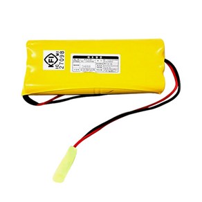 소방 예비전원 DC 7.2V 3+3 600mah PORESO 수신기 비상구 유도등 소방배터리 제이앤에스테크 포레소 LND 와우글로컴, 3+3 600mah 7.2V, 1개