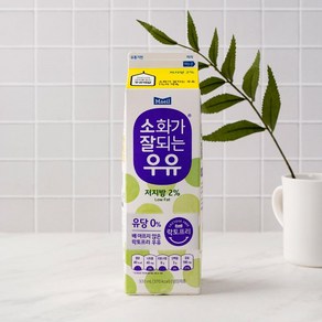 [메가마트]매일 소화가 잘되는 우유 저지방 930ml, 1개