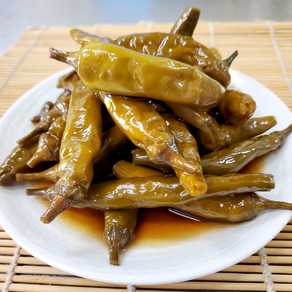 배가원 고추 장아찌(맵지않은맛), 2개, 500g