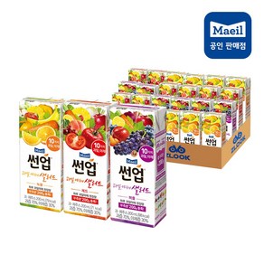 [매일유업] 썬업 과일야채샐러드 200ml 녹황8+레드8+퍼플8