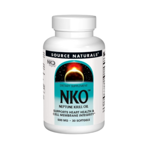 [Souce Natuals] NKO 넵튠 크릴 오일 500 mg 30 소프트젤, 1개, 30정