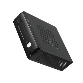 사무실용 미니 ITX 케이스 전문 금속 2.0 USB 소형 컴퓨터 케이스, 19cmx20.5cmx6cm