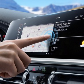 BMW 5시리즈 G30 네비게이션 계기판 액정 보호필름 호환 용품, 터치스크린(17~20년)