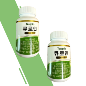 테라 피오 큐로인 800mg 60+60정 롱비다 커큐민 퀘르세틴, 2개, 60정