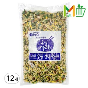 원씨푸드 농심 가락 우동 건더기스프 업소용, 500g, 12개