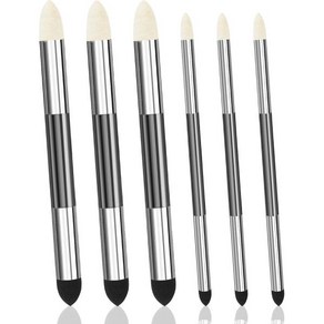 PEOVVN 6pcs 아티스트 블렌딩 스펀지 펜 드로잉 스케치 문지르는 브러시 용품 학생 초보자를 위한 도구 2가지 사이즈 더블 헤드 스텁 1177254