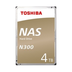 [도시바] TOSHIBA N300 HDD 패키지 4TB HDWG440 패키지 (3.5HDD/ SATA3/ 7200pm/ 256MB/ CMR) 단일 HDWQ140 후속, 단일 모델명/품번