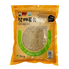 청정식품 HACCP 수입산 고소한 통 참깨볶음 1kg, 1개