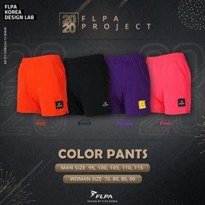 플파 반바지 2020SS COLOR PANTS PT-19001 블랙 레드 핑크 퍼플 오남스포츠