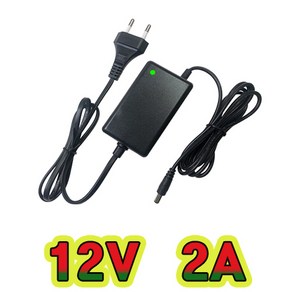 순흥전기 12V 2A 어댑터 전원선일체형(CN) DC 12V2000mA SMPS 직류전원장치 아답터, 12V2A 전원선일체형(CN), 1개