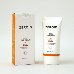 [제로이드] 데일리 선크림 SPF50+/PA++++ 50ml, 1개
