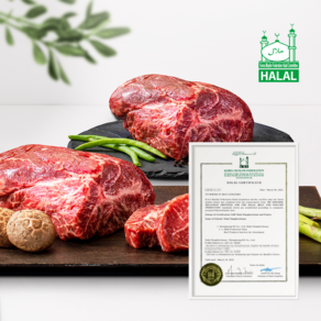 KMF Halal fesh beef 할랄인증 프리미엄숙성 한우 냉장 불고기 국거리 장조림 / 차돌냉동/1등급이상, 300g, 1개