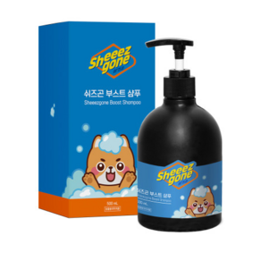 쉬즈곤 반려동물 부스트 샴푸 애플블라썸향, 500ml, 2개