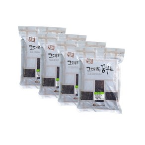 찰흑미1kg 4개 총4kg 국산 흑미찹쌀 라이스프라자, 1kg(1개입)