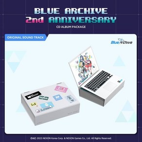 [CD] 블루 아카이브 2주년 기념 OST CD 앨범 패키지 (BLUE ARCHIVE 2nd ANNIVERSARY OST - CD ALBUM PACKAGE)...