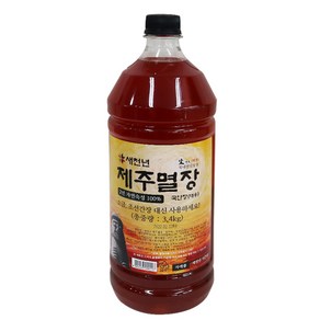 거산식품 새천년 제주멸치액젓3.4kg 2개 제주멸장, 3.4kg