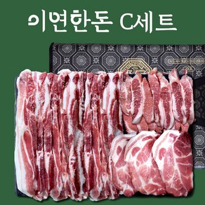 이연한우 1+ 한돈 선물 세트 C (삼겹살+목살+항정살), 1개, 1.6kg