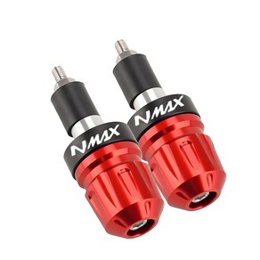 [호환] 오토바이 핸들바 플러그 밸런스 블록 바 엔드 무게추 수정 액세서리 NMAX125 NMAX 125 155 에 적, 02 RED NMAX