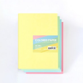 PaperPhant 4컬러 색지 (4 COLORED PAPER) 90g