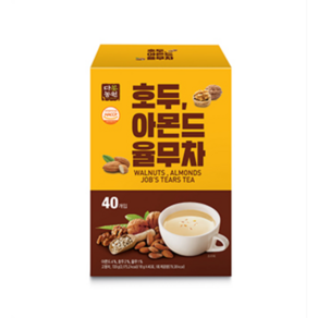 다농원 호두아몬드율무차40T, 40개입, 1개, 18g