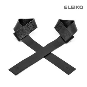 ELEIKO 엘리코 가죽 리프팅 헬스 스트랩, 1개