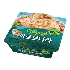 롯데 쉐푸드 까르보나라, 8개, 220g