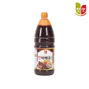 청우 첫맛 핫바베큐 소스 2.05kg 매운 바베큐소스, 7개