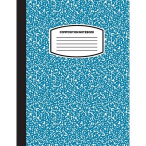 Classic Composition Notebook: (8.5x11) Wide Ruled Lined Pape Notebook Jounal (Blue Gay) (Notebook... Papeback, Blank Classic, English, 9781774762134