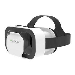 VR -shinecon -BOX 6.0 헤드셋 버전 가상 현실 3D VR 안경 헤드셋 컨트롤러 Google 판지 스마트 폰 베스트 Gif, G05A, 1개