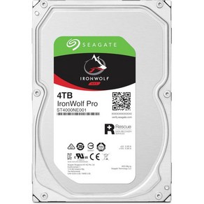 하드디스크 내장하드 Hdd Seagate IonWolf Po ST4000NE001 14TB 하드 드라이브 3.5 내장 SATA SATA600, 1개