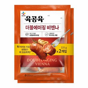 CJ 육공육 더블에이징비엔나 225g 2개, 1개