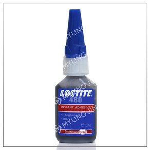 록타이트 LOCTITE 480 내충격성 순간접착제 (흑색 20g)