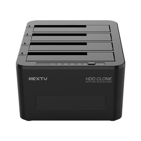 넥스트유 크이원 864DCU3 USB3.0 도킹스테이션 4베이 하드복사기, 1개, 1개