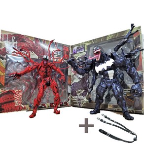 마블 베놈 카니지 관절 액션 굿즈 피규어 MARVEL VENOM 18cm 국내출고배송, A 베놈 블루