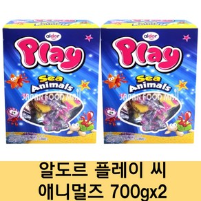 알도르 플레이 씨애니멀 젤리 100개입, 700g, 2개