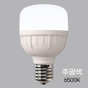 비츠온 LED T 벌브W T벌브W 전구 램프 30W전구 E39베이스, 10개, 주광색