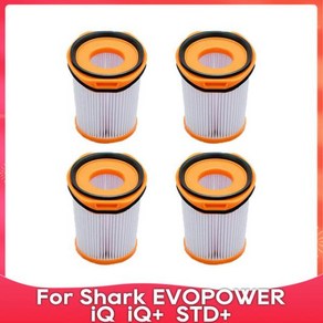 JS 샤크 에보파워 시스템 Shak EVOPOWER SYSTEM iQ+ / CS851JMVAE STD+ 진공 청소기 헤파 필터 액세서리, 03 4 Pcs, 4개