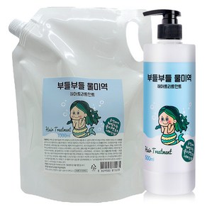 부들부들 물미역 헤어 트리트먼트, 1500ml, 1개