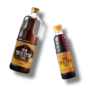 샘표 양조간장 701+ 501, 1.7L, 2개