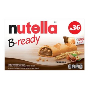 Nutella B-Ready 36 ct 0.8 킬로그램 169473, 1개, 792g