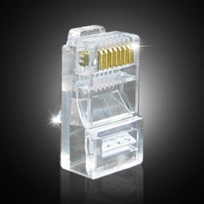 인네트 IN-U5RJ45 CAT.5E UTP 통신 랜 케이블 RJ-45 커넥터 플러그 100개입, 선택없음, 1개