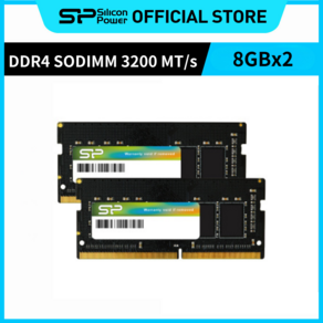 실리콘파워 Silicon Powe DDR4 3200 PC4-25600 SODIMM 노트북용 램 패키지 메모리 RAM, 1개