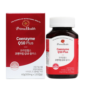 프라임헬스 코엔자임 Q10 플러스 500mg x 120캡슐 영양제 명절 생일 선물 건강보조식품, 120정, 1개