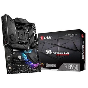 MSI MPG B550 게이밍 플러스 게이밍 마더보드AMD AM4 DDR4 PCIe 4.0 SATA 6Gbs M.2 USB 3.2 2세대 HDMIDP ATX