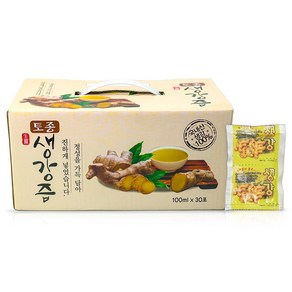 성덕농산 국내산 생강즙(토종) 1박스 30포(1포당 100ml)